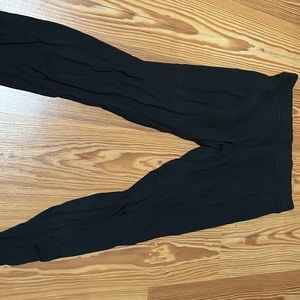 PINK. black leggings